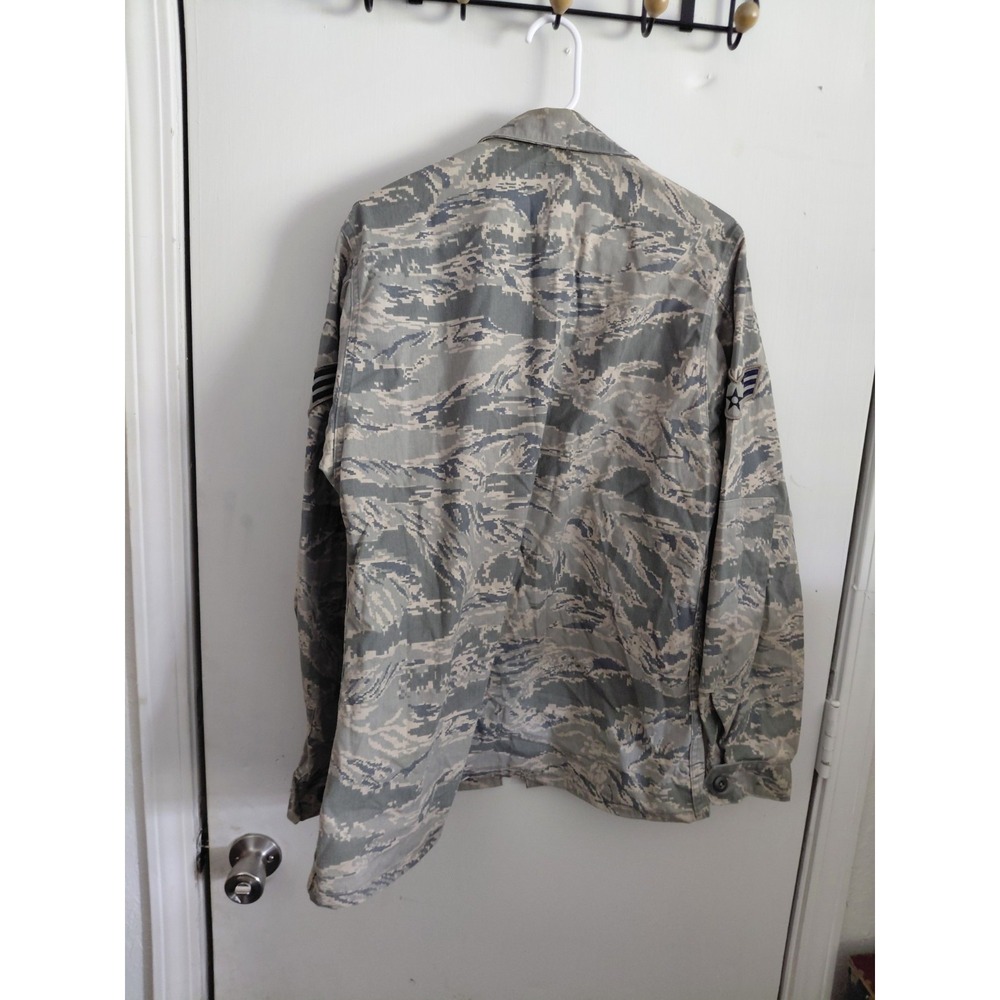 Propper US Air Force ABU Digital Tiger Stripe Camo Utility Coat Jacket 42 R Mens - Picture 4 of 4